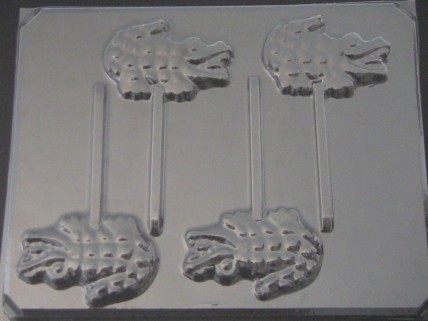 620 Alligator Chocolate Candy Lollipop Mold